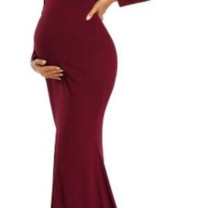 Off Shoulder Maternity Dress